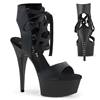 Pleaser - CAPTIVA60014 Sandale à bride à la cheville, Pole dance chaussures - Noir Product image